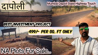 Kokan Properties  NA Bungalow Plots for sale  Upcoming Green Field Highway Touch  Dapoli [upl. by Namolos]