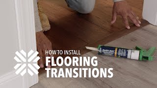 How to Install Transitions for Hardwood Flooring Reducer Threshold TMold  LL Flooring [upl. by Reizarf843]