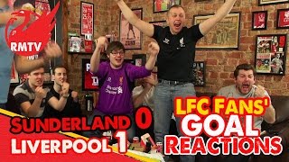 Markovic Goal Reactions  Sunderland 01 Liverpool Uncensored [upl. by Stimson]