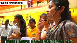 Management Games Understanding Management Process Taxila Business School [upl. by Krucik320]