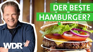 Burger im Test Trends FertigPattys amp perfekte Buns I Der Vorkoster I WDR [upl. by Ardnu]