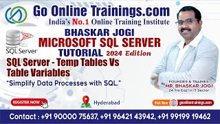 SQL Server  Temp Tables Vs Table Variables [upl. by Doralin964]