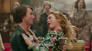 Mamma Mia Here We Go Again  Waterloo Lyrics 1080pHD [upl. by Arek]