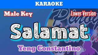 Salamat by Yeng Constantino Karaoke  Male Key  Lower Version [upl. by Kenaz51]