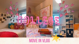 COLLEGE MOVE IN VLOG  Virginia Tech  Freshman Year dorm [upl. by Netty]