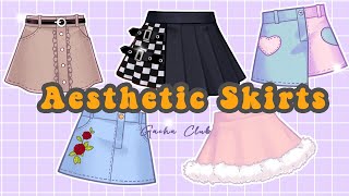 ✨ New Skirts for Gacha Free to use  Custom props 🍓 [upl. by Leikeze386]