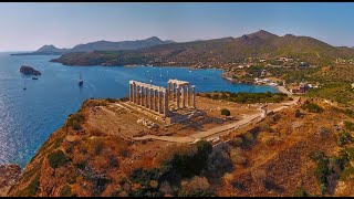 GREECE Cape Sounio Amazing Planet 4K 2020 [upl. by Blatman755]