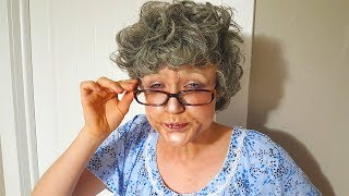 How To Do Granny Makeup And Costume [upl. by Debor]