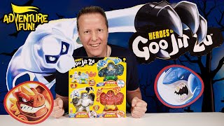 Heroes of Goo Jit Zu “Goo Command Pack” Three Pack Is Series 1 Back Adventure Fun Toy review [upl. by Tyrrell]