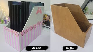 Old book rack makeover diy transitionbest out of wasteDecoupage art tutorial [upl. by Saxena750]