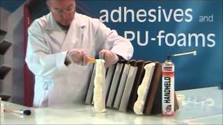 How to use hand held Expanding PU foam [upl. by Erodasi890]