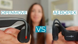 Aftershokz Aeropex VS OpenMove Unboxing and Comparison Review  CYCLING HEADPHONES [upl. by Vullo333]