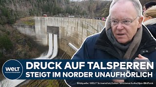 HOCHWASSER IN DEUTSCHLAND Talsperren sind voll  Sorge vor Scheitelwelle in der Nacht [upl. by Assenad851]