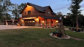 Rustic Barndominium Tour [upl. by Nnyltiak405]