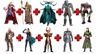 Combining 10 ASGARDIANS into ONE  THOR  LOKI  HELA  ODIN  more [upl. by Nawk]