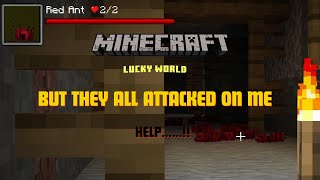 THIS GANG ATTACKED ON ME 😥😭 MINECRAFT LUCKYWORLD [upl. by Seldun]