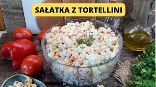 Sałatka z tortellini Gotowa w 15 minut Szybka i prosta przekąska na imprezę [upl. by Cherianne362]