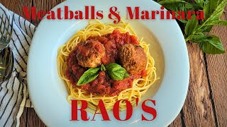 How to make RAOS  Meatballs amp Marinara Sauce [upl. by Naols]