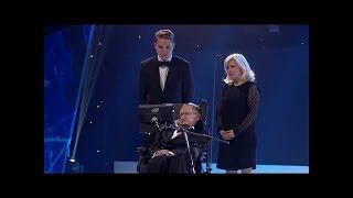 Stephen Hawkings last speech on stage  2018 [upl. by Gemina]