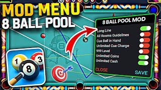 ✅ 8 Ball Pool MOD Menu 🔴 Long Lines MegaPower Infinite Money in 8 Ball Pool 2025 AndroidiOS [upl. by Nrubua]