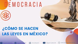 ¿Cómo se hacen las leyes en México [upl. by Vernice]