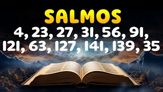 Salmos para Dormir  Salmos 4 23 27 31 56 91 121 63 127 141 139 35 [upl. by Aissilem]