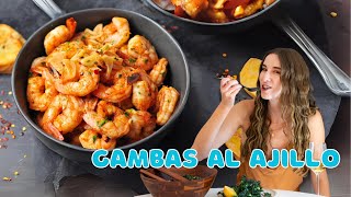 How to Make Gambas Al Ajillo  Spanish Tapas Garlic Shrimp [upl. by Hersh]