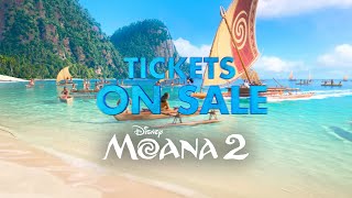 Moana 2  Tickets on Sale [upl. by Neeruan829]