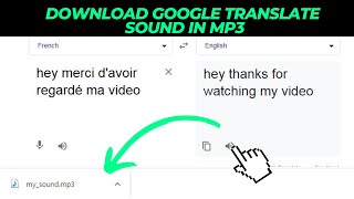 Convert Google Translate Voice into MP3 by Using This Simple Trick [upl. by Aenad]