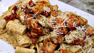 Creamy Pesto Chicken Pasta Recipe  30 Minute Meal [upl. by Tega]