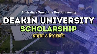 Deakin University Scholarships Australia  Student Opportunities BD [upl. by Aicac]