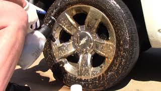 Great Wheel Cleaner  Can Be Used On Car Paint [upl. by Eriha]