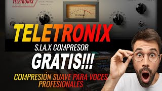 GRATIS INCREIBLE EMULACIÓN DEL LA2A TELETRONIX   DESCARGA 👇 ll Best FREE pluginsFX VSTs [upl. by Milton948]