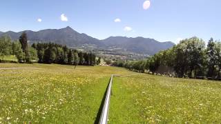 Sommerrodelbahn Lenggries Germany [upl. by Draner]