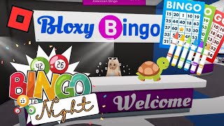 LIVE BINGO NIGHT in ROBLOX BLOXY BINGO American Style Bingo [upl. by Justen]