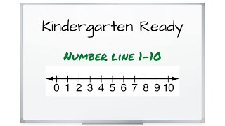 Number Line 110  Kindergarten Ready [upl. by Idzik84]