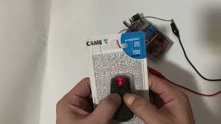 How to Programme a CAME 432NA434NA 432EE Garage amp Gate Remote Control Key Fob [upl. by Melany]