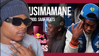 Usimamane ft Saak Beats By Red Bull  REACTION  ManiacReacts [upl. by Calesta]