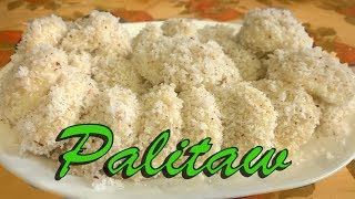 How to cook Palitaw with Yema tagalog [upl. by Ellecram]