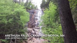 Arethusa Falls Crawford Notch NH [upl. by Alejna]