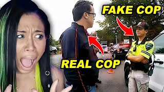 FAKE COP pulls over UNDERCOVER COP for speeding  best of bodycam 44 [upl. by Lefty]