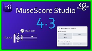 MuseScore Studio 43  Novedades  Indicadores de Sonido Sound flags [upl. by Alian]