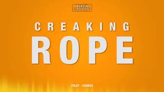 Creaking Rope SOUND EFFECT  Rope creaks SOUNDS Seil knarzen SFX [upl. by Aicilihp507]