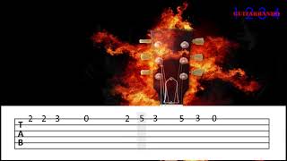 ZOMBIE cover Guitar Tab [upl. by Moneta724]