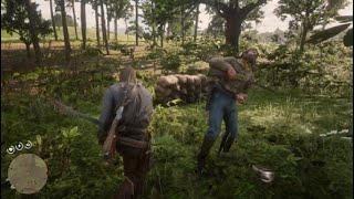 Bro drank too much moonshine  Red Dead Redemption 2 [upl. by Nyad625]