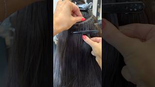 SEWIN WEFT HAIR EXTENSION DEMO wefthair hairextensions hairtutorial haireducation hair [upl. by Dremann]