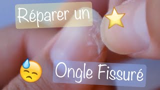 Comment Réparer un Ongle Fissuré♡ [upl. by Gilletta34]