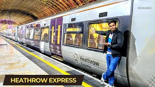 Heathrow Express Train Full Journey from Heathrow Airport to Paddington [upl. by Towney324]