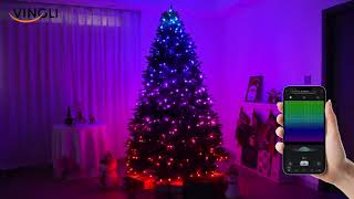 APP controlBeautiful christmas tree [upl. by Idhem]