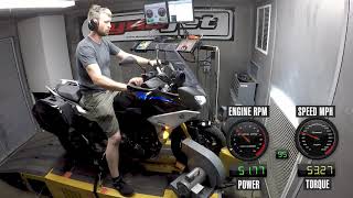 2019 Yamaha Tracer 900 GT Dyno Test [upl. by Yenobe]